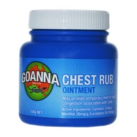 Goanna Chest Rub 100g Jar