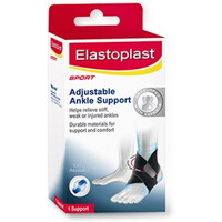Elastoplast Sport Adjustable Ankle Support Black