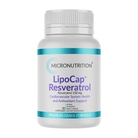 Micronutrition Lipocap Resveratrol 150mg 30 Vegetable Capsules