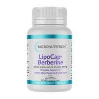 Micronutrition Lipocap Berberine 400mg 60 Vegetable Capsules