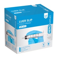 Aero Luerslip Syringe 2.5ml