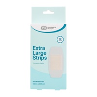 Pharmacy Health Water Resistant Extra Large Strips 10 Pack