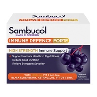 Sambucol Black Elderberry Immune Defence Forte 30 Capsules