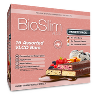 BioSlim VLCD 15 x 60g Bars Variety Pack