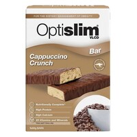 Optislim VLCD Cappuccino Crunch Bar 5 x 60g
