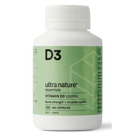 Ultra Nature Vitamin D3 250 Capsules 