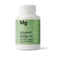 Ultra Nature Magnesium 500mg 100 Tablets