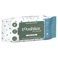 Tooshies Eco Wipes Pure Water 70 Pack
