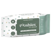 Tooshies Eco Wipes Aloe Vera & Chamomile 70 Pack