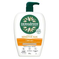 Dermaveen Sensitive Sun SPF 50+ Moisturising Face & Body Cream 500g