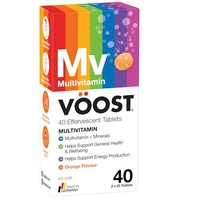 Voost Multivitamin Orange Flavour 40 Effervescent Tablets