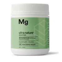 Ultra Nature Magnesium 500mg 250 Tablets