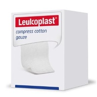 Leukoplast Compress Cotton Gauze 5x5cm NST 8ply White 100 Pack