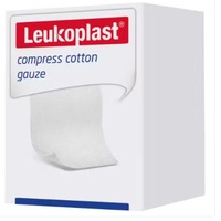 Leukoplast Compress Cotton Gauze 5x5cm Sterile 12 ply White 5's x 20 Pack/100