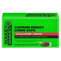 Wakey Wakey Caffeine Energy 20 Liquid Capsules