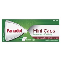 Panadol Mini Capsules 500mg 16
