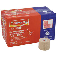 Elastoplast Sport Tape Hand Tearable 5Cm x 3.5m [Bulk Buy 24 Rolls]