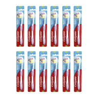 Colgate Extra Clean Toothbrush Medium 1 Pack [Bulk Buy 12 Units]