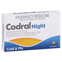 Codral PE Night Time 24 Tablets (S2)