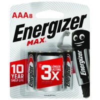 Energizer Max E92 AAA 8T