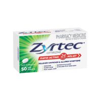 Zyrtec Hayfever 10mg 50 Tablets (S2)