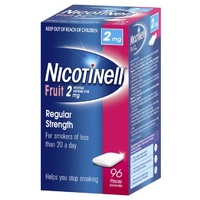 Nicotinell Chewing Gum Fruit 2mg 96 Pack