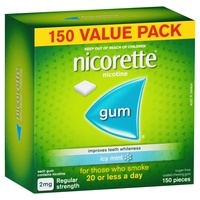 Nicorette Gum Icy Mint 2mg 150 Pieces