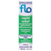 Flo Rapid Relief Nasal Decongestant 15ml (S2)