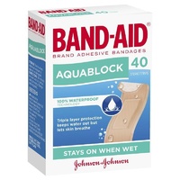 Band-Aid Aquablock Sterile Strips 40