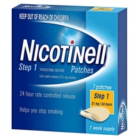 Nicotinell Step 1 Patches 21mg/24 hours 1 Week Supply