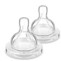 AVENT Teats Silicone 0M+ Newborn Flow Pack 2