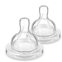 AVENT Teats Silicone 6M+ Fast Flow Pack 2