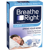 Breathe Right Nasal Strips Clear Large 30