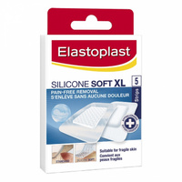 Elastoplast 48735 Silicone Soft XL Plasters 5 Strips
