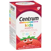 Centrum Kids Multivitamin Strawberry 60 Tablets 