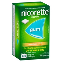 Nicorette Gum Fresh Fruit 2mg 105 Pieces