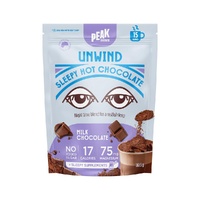 Peak Chocolate Unwind Sleepy Hot Chocolate Milk Chocolate 187.5g