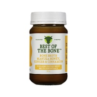 Best Of The Bone Bone Broth Beef Concentrate Manuka Honey, Ginger & Cinnamon 390g