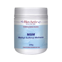 BioActiv Healthcare Compounding Range MSM Methyl Sulfonyl Methane 240g