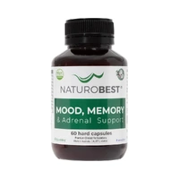 Naturobest Mood Memory & Adrenal Support 60 Capsules