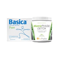 Bio-Practica Detox Combo Pack (Basica Pure 4.05g x 20 Sachets + Matrixphase Detox 200g)