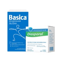 Bio-Practica Essential Minerals Pack Large (Basica Active 300g + Magnesium Diasporal 5.5g x 20)