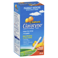 Claratyne Children's Hayfever & Allergy Relief Peach Syrup 60mL
