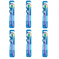 Oral B Tooth Brush Fresh Clean Soft 1 Pack [Bulk Buy 6 Toothbrushes]