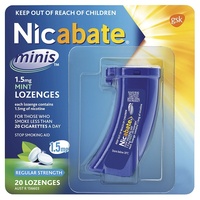 Nicabate 1.5mg Mini Lozenges Mint 20