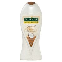 Palmolive Body Butter Coconut Scrub Exfoliating Body Wash  400mL