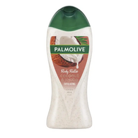 Palmolive Body Butter Coconut Scrub Exfoliating Body Wash 400mL
