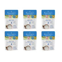 Bellamy's Organic Baby Rice with Prebiotic 125g [Bulk Buy 6 Units]