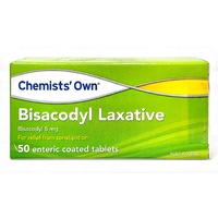 Chemists Own Bisacodyl Laxative 50 Tablets