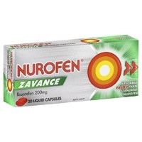 Nurofen Zavance Liquid 20 Caps